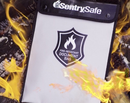 fire resistant document bag