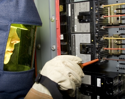 Qualified individual operating electrical equipment