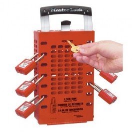 Purchase Master Lock Portable / Wall Red Group Lock Box (14 locks) in Gulf