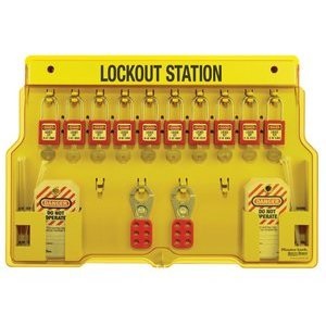 Purchase 10 Lock Padlock Station with contents in Gulf