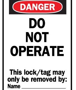 Purchase Heavy-Duty Lockout Tags - Danger Do Not Operate in Gulf